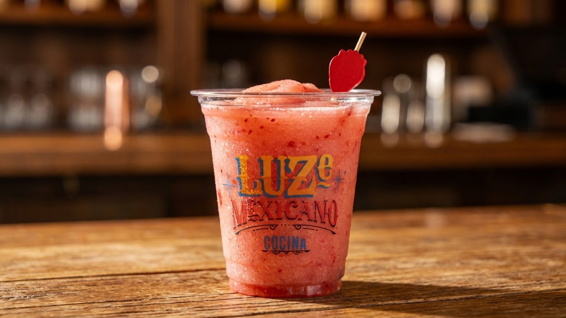 Six frozen margaritas, made to order