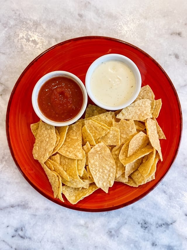 Chips, Salsa & Queso.